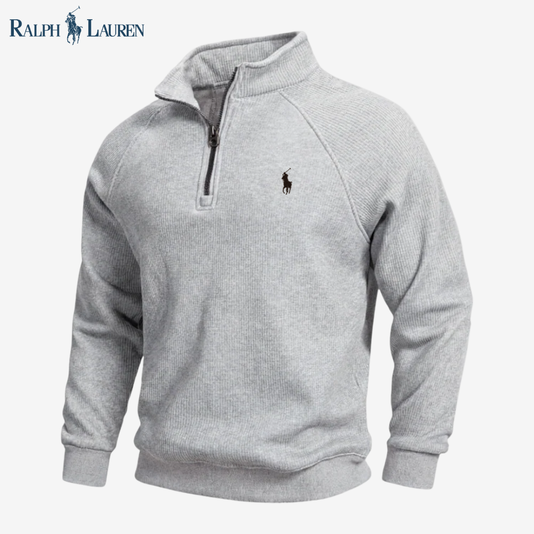 Chaqueta de punto premium con cremallera de un cuarto de R&L™ - OFERTA