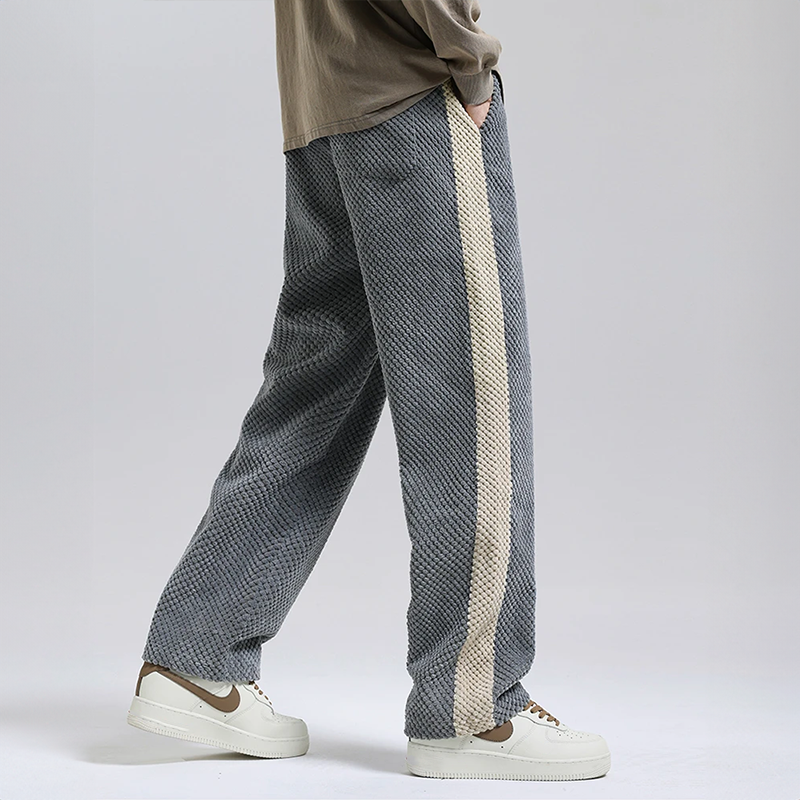 Pantalones de jogging con cordón de gofre