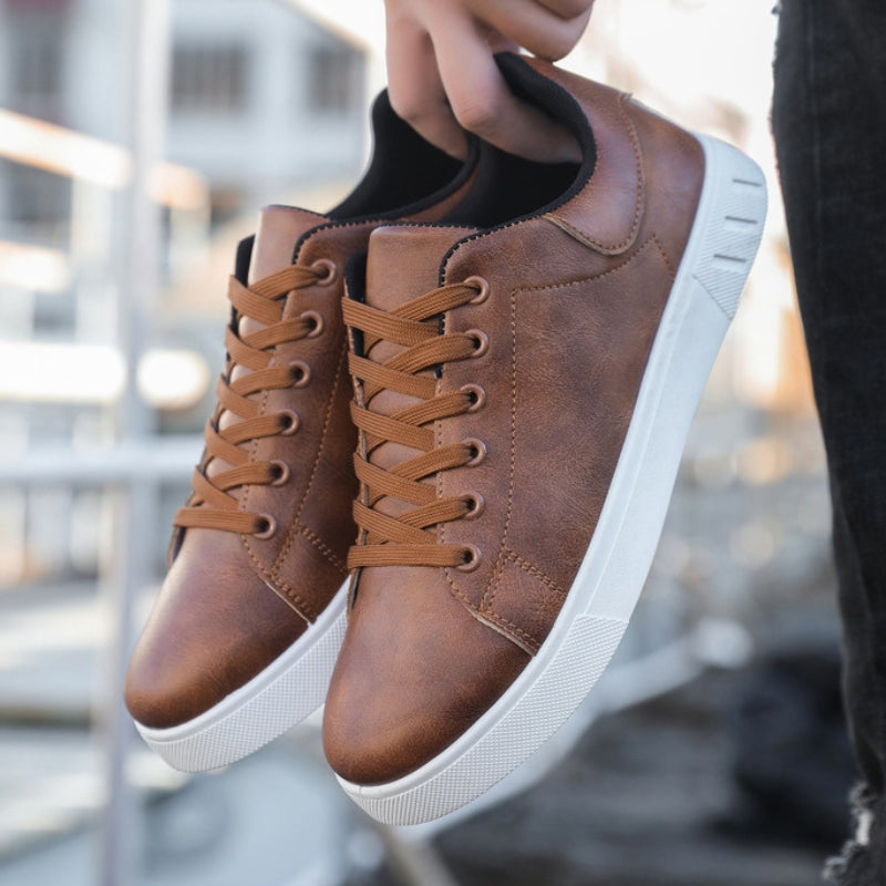 Luxe leren sportschoenen