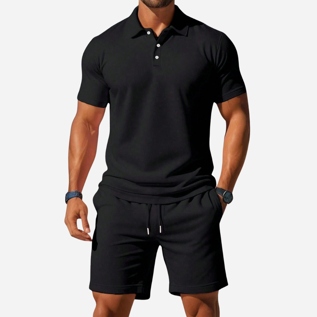 Ensemble homme R&L™ Premium - Chemise à manches courtes et short