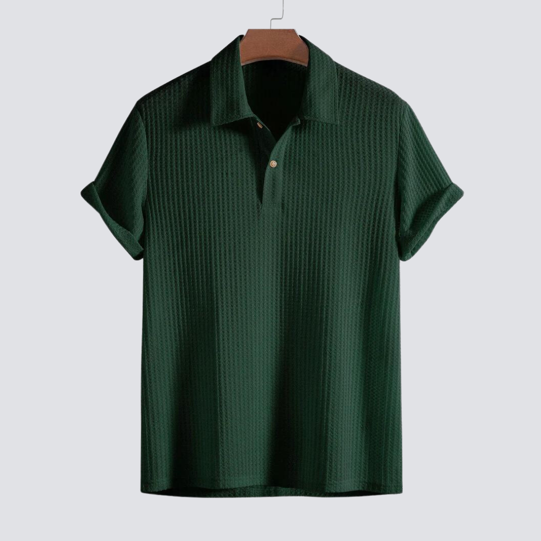 Massimo wafel witte polo