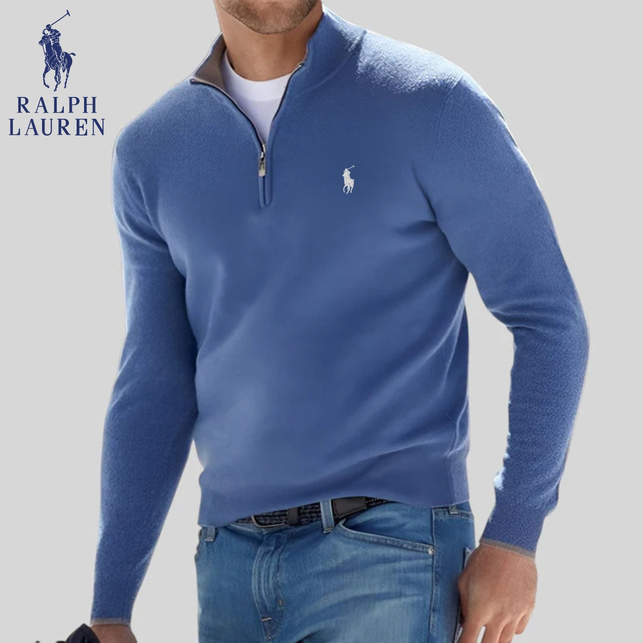 R&L™ - Pull à demi-zip – SOLDE