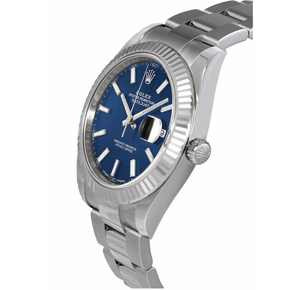 Datejust Blue Dial Oyster Bracelet 41mm 126334