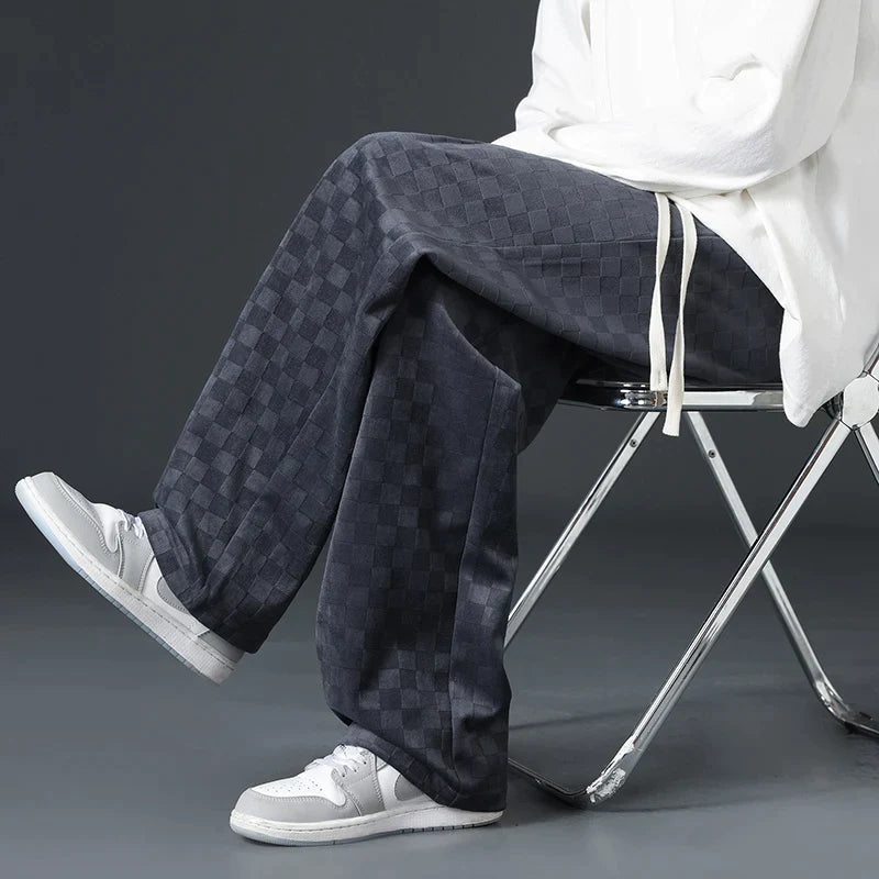 Urban geruite joggingbroek