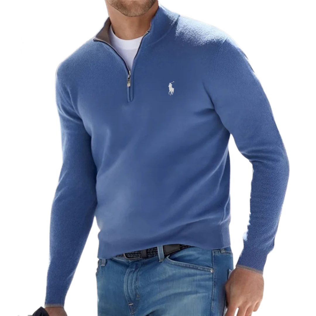 R&amp;L™ - Jersey de media cremallera – REBAJAS DEL BLACK FRIDAY - 60 % DE DESCUENTO 