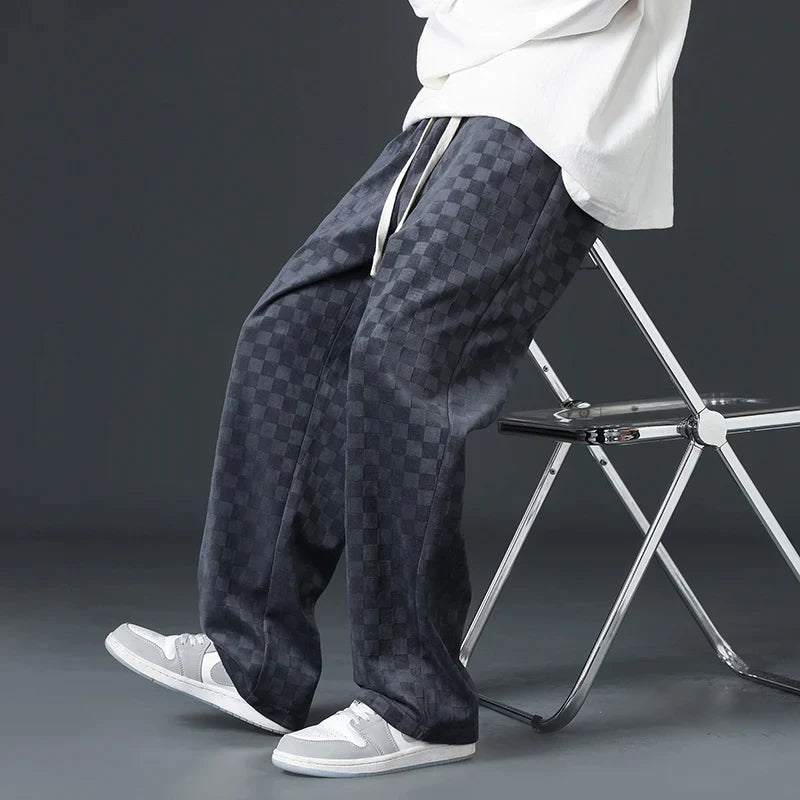Urban geruite joggingbroek