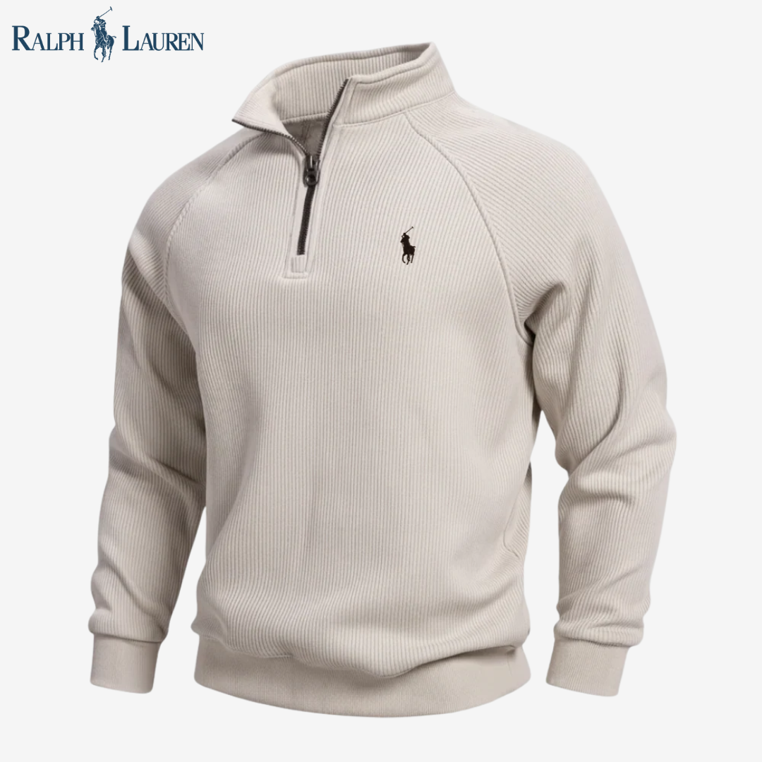 Chaqueta de punto premium con cremallera de un cuarto de R&amp;L™ - OFERTA