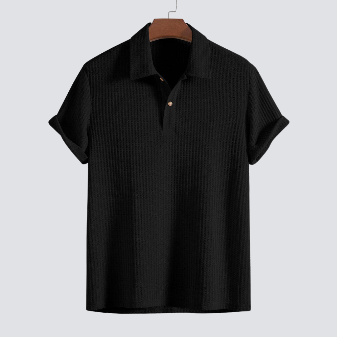 Massimo wafel witte polo