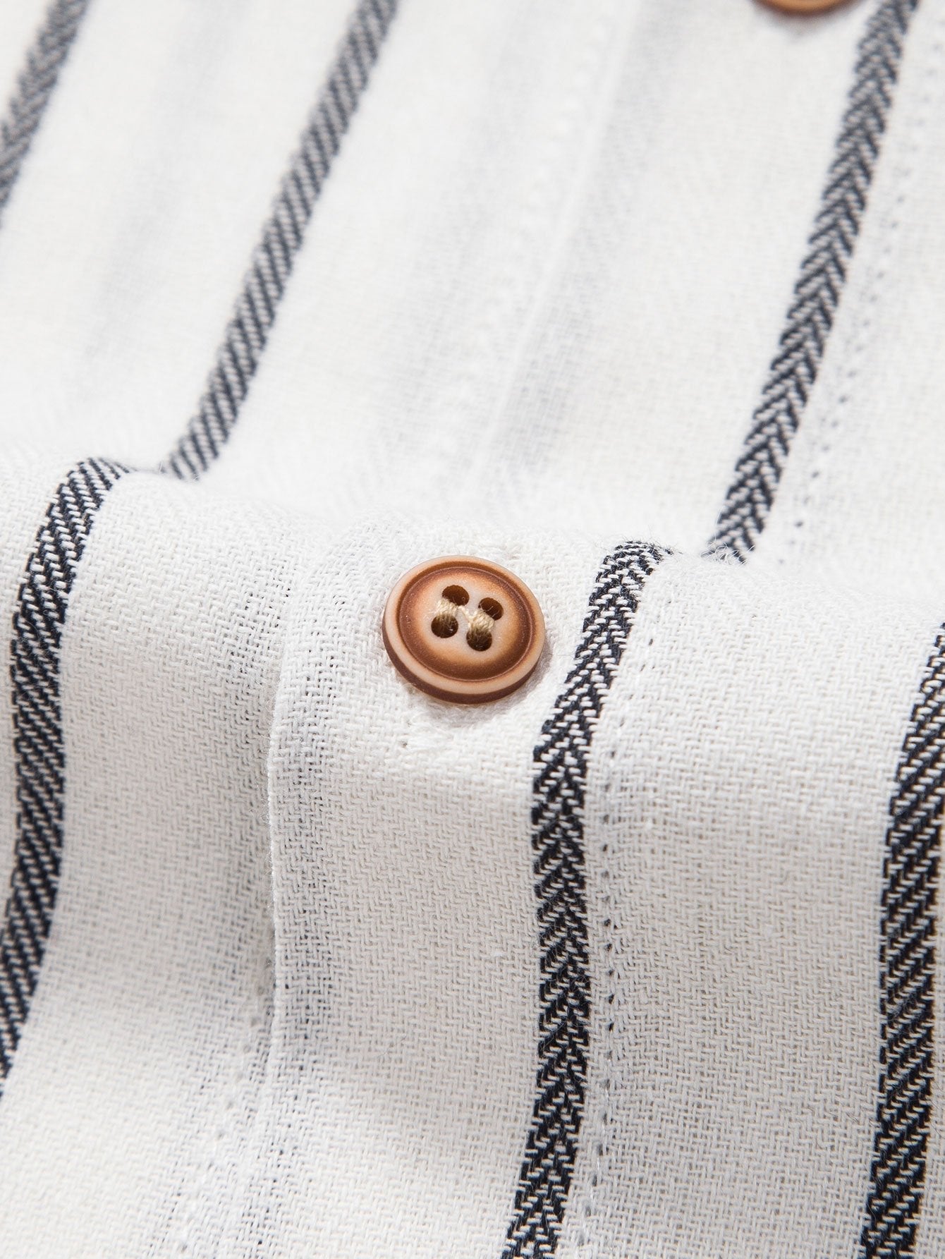 Gestreept button-down overhemd van katoenmix