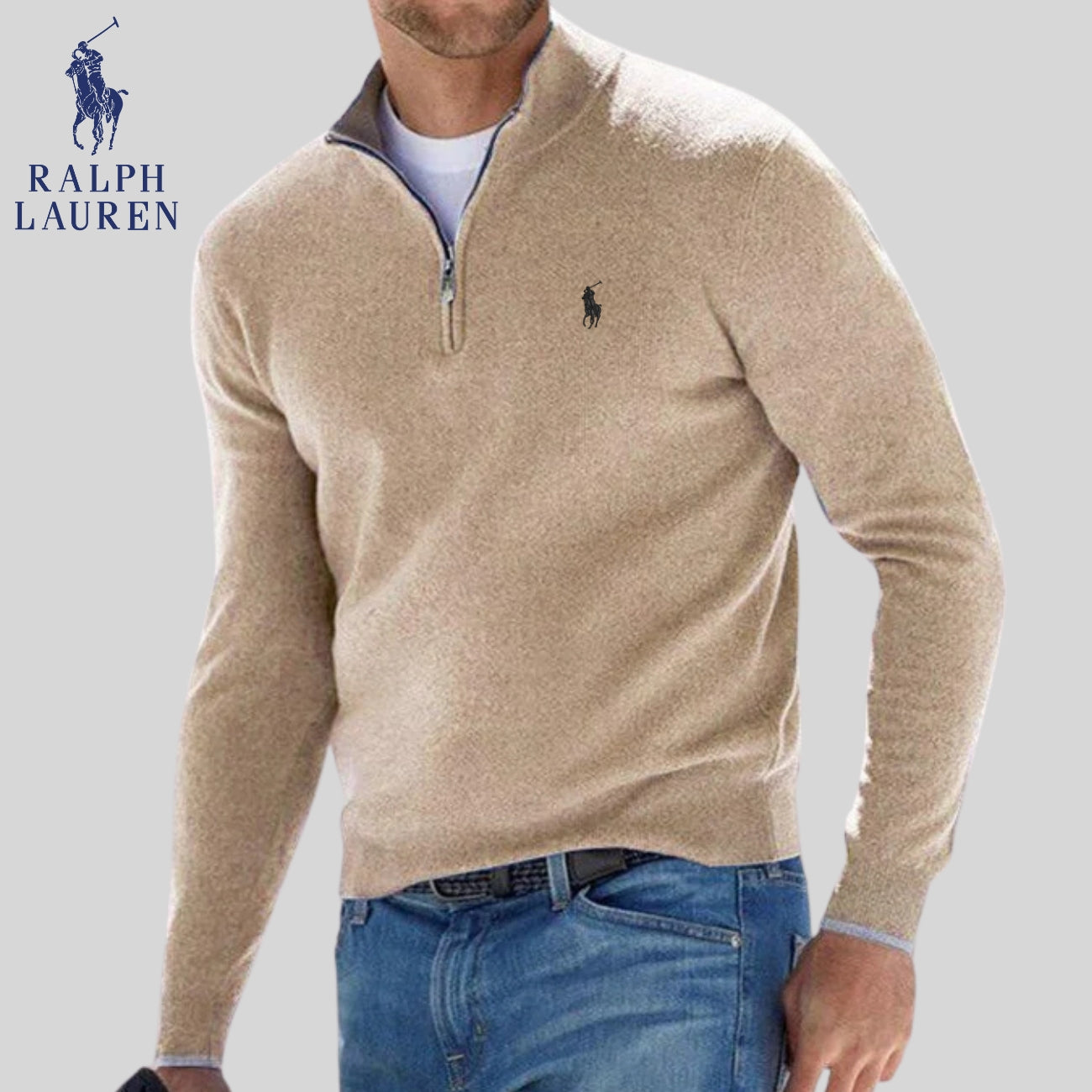 R&L™ - Pull à demi-zip – SOLDE