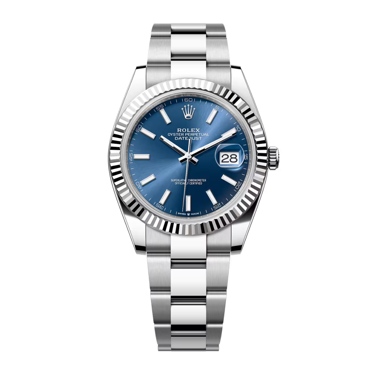 Datejust Blue Dial Oyster Bracelet 41mm 126334