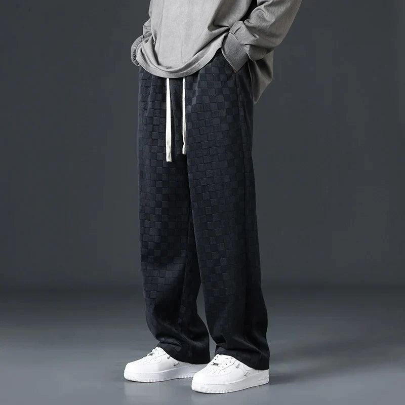 Urban geruite joggingbroek